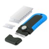 Gomake Razor Blade Scraper Tool with Blade Storage Container, Glass
