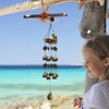 SNOKAY Bird Nest Wind Chime with 12 Wind Bells, Hanging