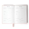 The Head Plan Undated Wellness and Goal-Setting Journal, Soft Pink