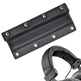 Replacement Button Head Cushion Compatible with Beyerdynamic DT770 DT880 DT990 PRO, Headphones Headband Cushion Protection Cover for Studio Headphones, Elegant for Music Professionals and Gaming