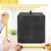 Bluetooth Record Player Dust Cover, Waterproof, Dustproof and Anti-Static 600D