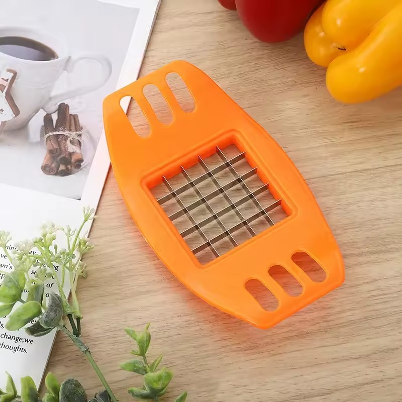 French Fries Potato Cutter for Home Kitchen – Multifunction Metal