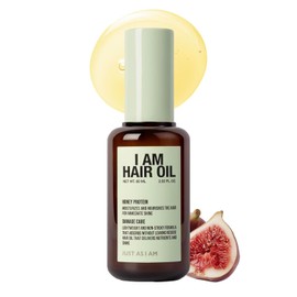 JUST AS I AM Aceite para el cabello (2.02 oz) – Aceite de argán y extracto de miel para un acabado ligero y suave para el cabello
