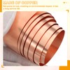 uxcell 2 Roll Copper Sheet Roll, 1000 x 80 x