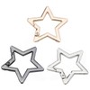 Star Shaped Stainless Steel Keychain Clip Carabiner Snap Hook Holder