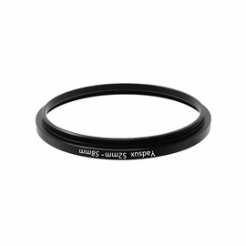 Yadsux 52mm to 58mm Step-Up Lens Adapter Ring for Camera Lenses Filters,Metal Filters Step Up Ring Adapter,The Connection 52MM Lens to 58MM Filter Lens Accessory,Cleaning Cloth with Lens