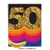 J6110CMBG Jumbo 50th Birthday Milestone Card: Bold Milestones Featuring Precious