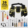Magnetic Tool Belts for Men, 26-Pockets Oxford Fabric Tool Belt