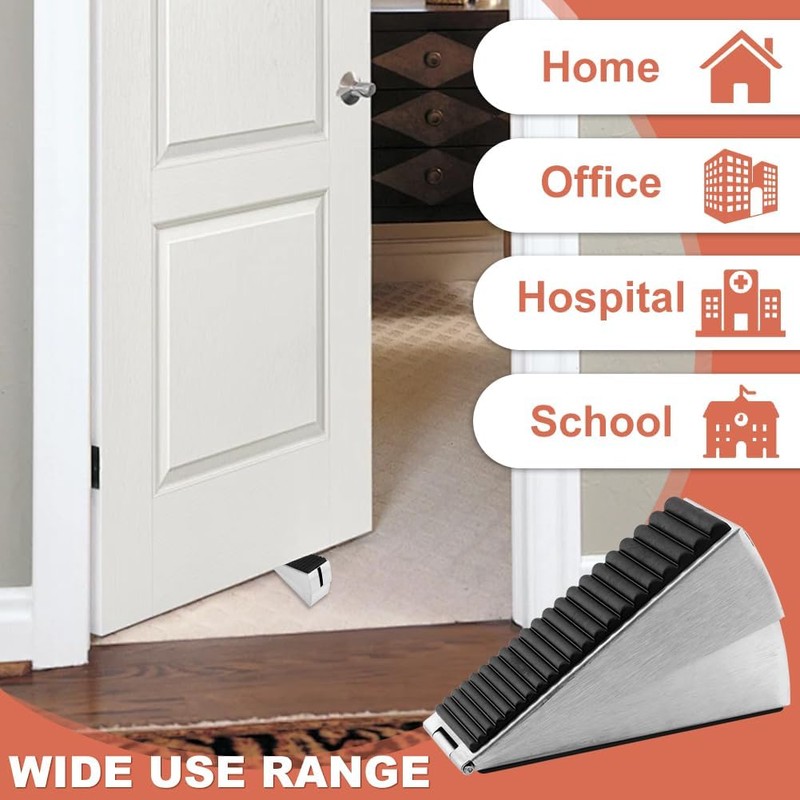 FACAICAI Door Stopper Heavy Duty Stoppers Wedge Tall Door Stop