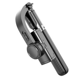 CAXUSD 1 Set Multipurpose Phone Tripod with Shakeproof Stabilizer Hand Held Selfie Stick for Easy Operation Automatic Balance Design for Vlogging and Photography Black