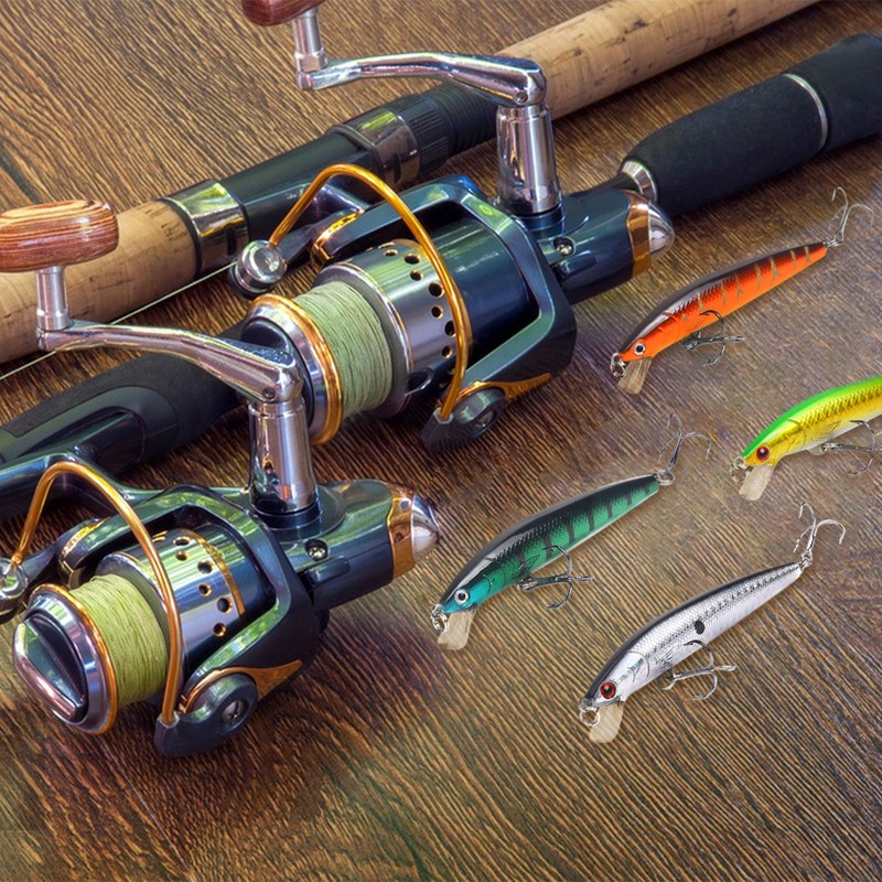Fishing Lure Kit Saltwater Freshwater Hard Bait Lures Shallow Crankbait