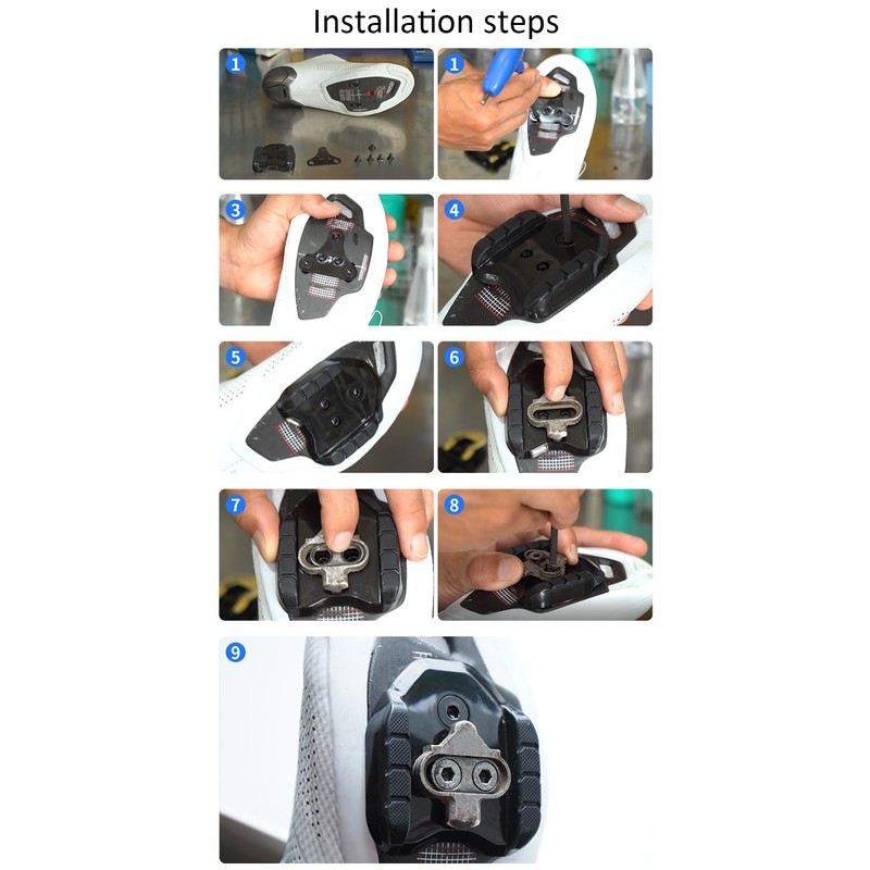 Bicycle Pedal Adapters Durable Light Bike Pedal Converter for Road