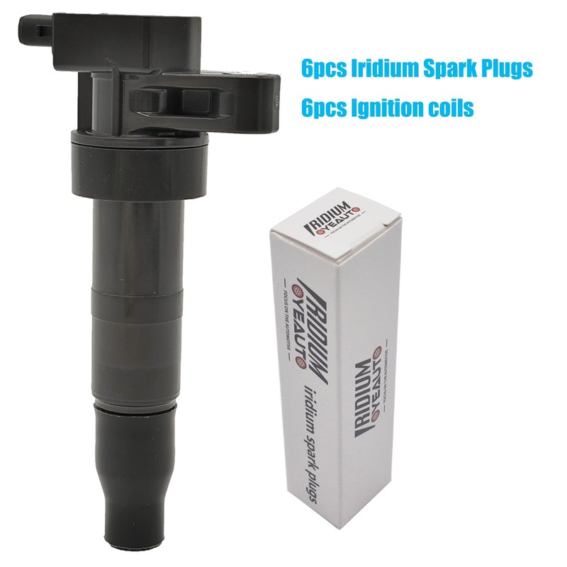 UF546 Ignition Coil Pack 273013C000 and Iridium Spark Plugs Set