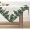 Artoid Mode Pine Snowflakes Christmas Tablecloth, Seasonal Table Linen, Winter