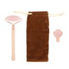 Natural Rose Quartz Face Skin Jade Massage Roller Anti Wrinkle