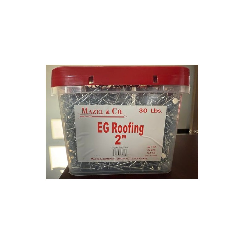 Mazel & Co - 2" EG Roofing Nails - Electro-Galvanized