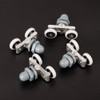 Shower Door Rollers 4pcs Top + 4pcs Bottom Double Wheel