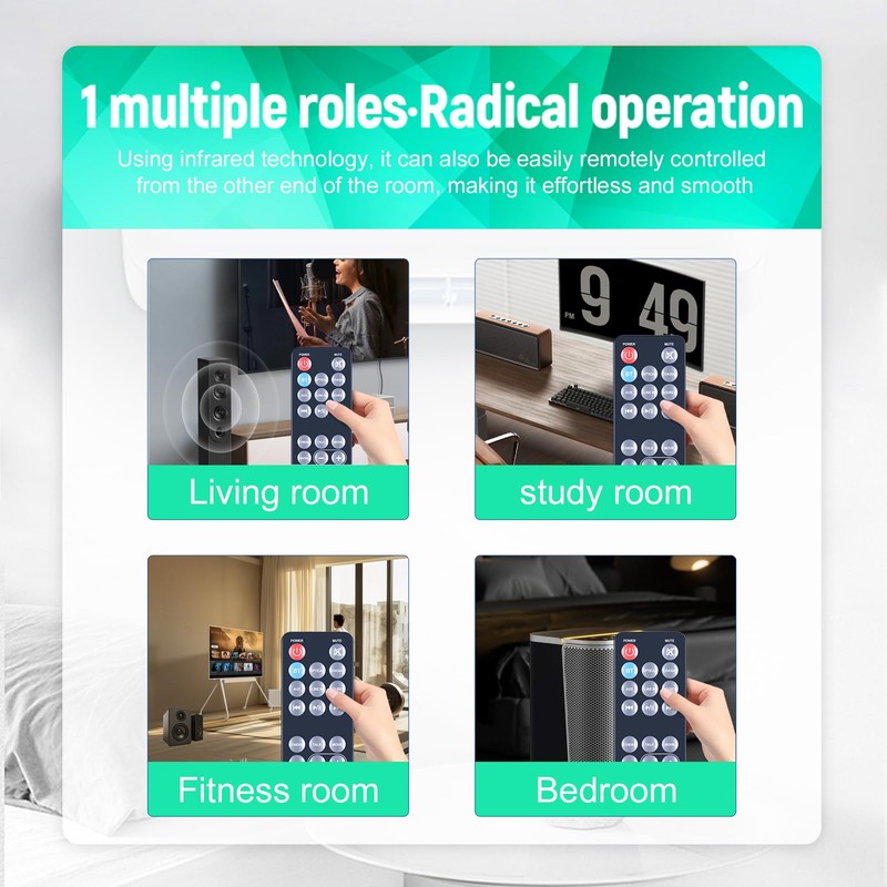 Remote Control Replacement Only for lIive ITB259 REM-ITB259 Soundbar Speaker