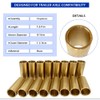 GOLKNHA 16 Pcs Leaf Spring Bushing Kit for Trailer Axle,