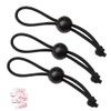 nuoshen 12 Pcs Black Tarpaulin Bungees Balls Tarp Bungee Cord