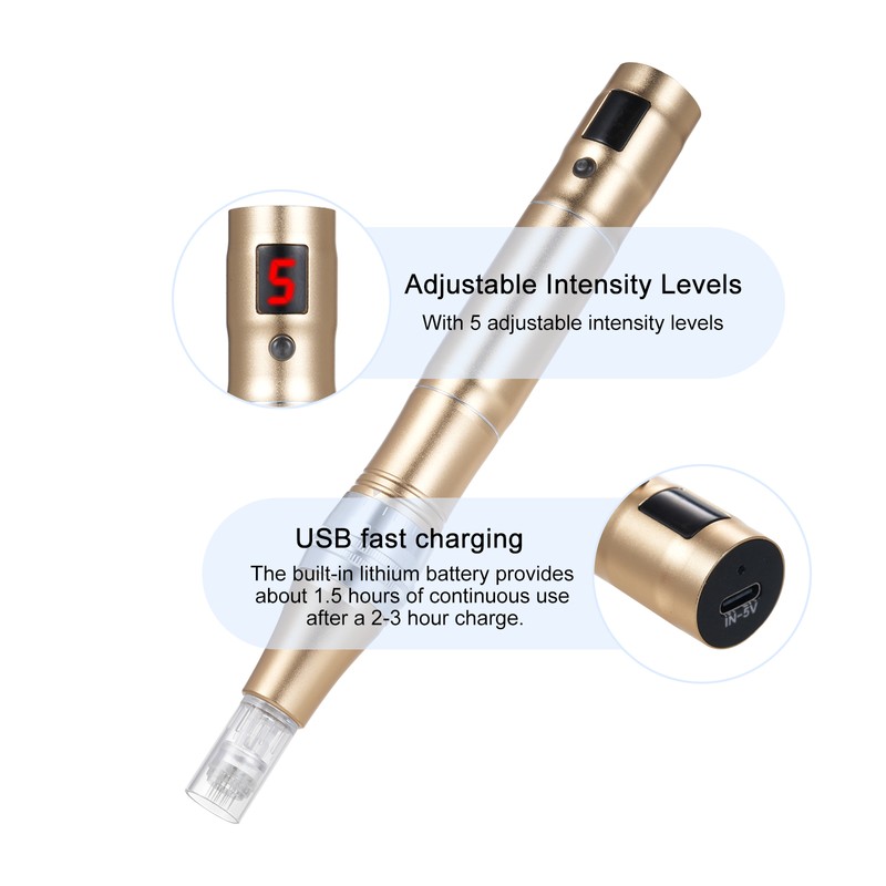 Electric Microcrystal Import Instrument Nano Needle Beauty Device Microcrystal Pen