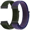 FTYQUEE 2 Pack Nylon Watch Bands Compatible with 16mm 18mm