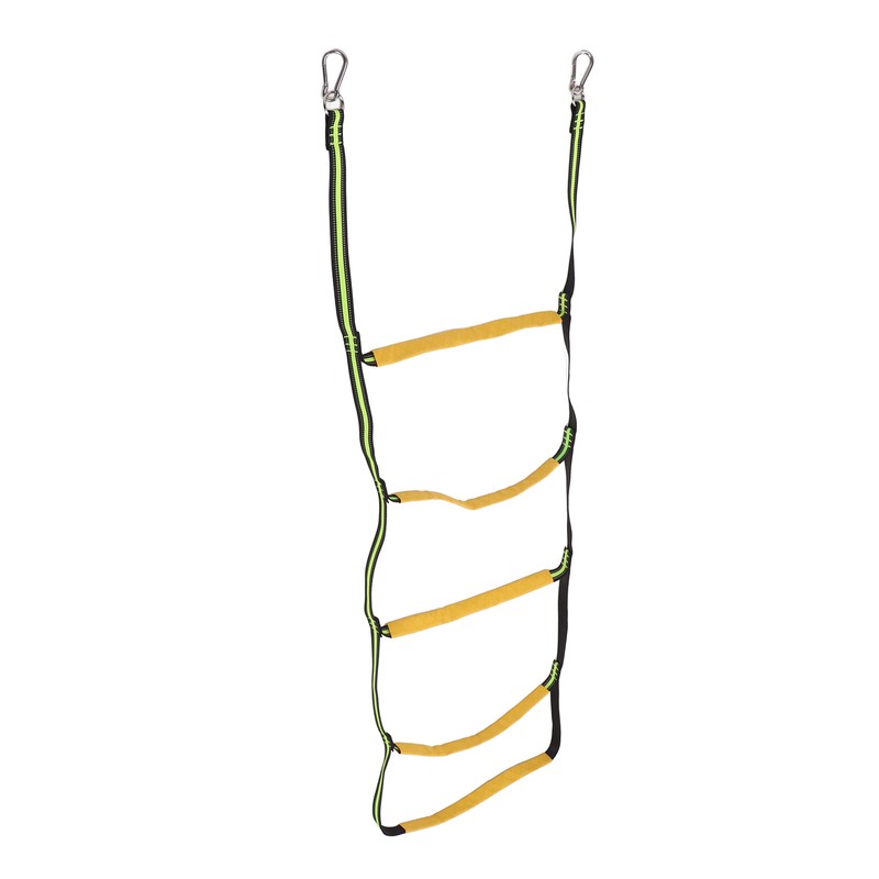 Boat Rope Ladder Portable 5 Step Folding Marine Rope Ladder