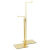QWORK Adjustable Display Stand for Fashion Accessories and Jewelry, Polished