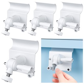 Saysurey 4 Pcs Vinyl Siding Clips Hanger Hooks for Mounting Security Camera No Drill Outdoor Weatherproof Stainless Steel Vinyl Hooks Compatible with Ring Stick up Cam Compatible with Ring Indoor Cam