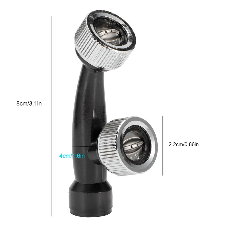 G1/4in Female Thread High Pressure Misting Dual Nozzles Garden Water