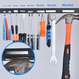 Magnets for Crafts, 40x10x3mm Strong Fridge Magnets Heavy Duty, Small Rare Earth Magnet Rectangle Neodymium, Muti-Use Tiny Magnet for Whiteboard, DIY, Notice Board