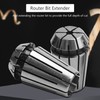 PRATYAHARA 1/4 Inch ER16 Router Collet Adapter Extension Chuck Rod
