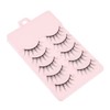 Vaguelly 5 Pairs Makeup Lashes Reusable Simulation Eyelashes for Natural