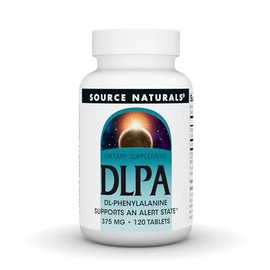 Source Naturals DLPA DL-fenilalanina, apoya un estado de alerta* - 375 mg -120 tabletas