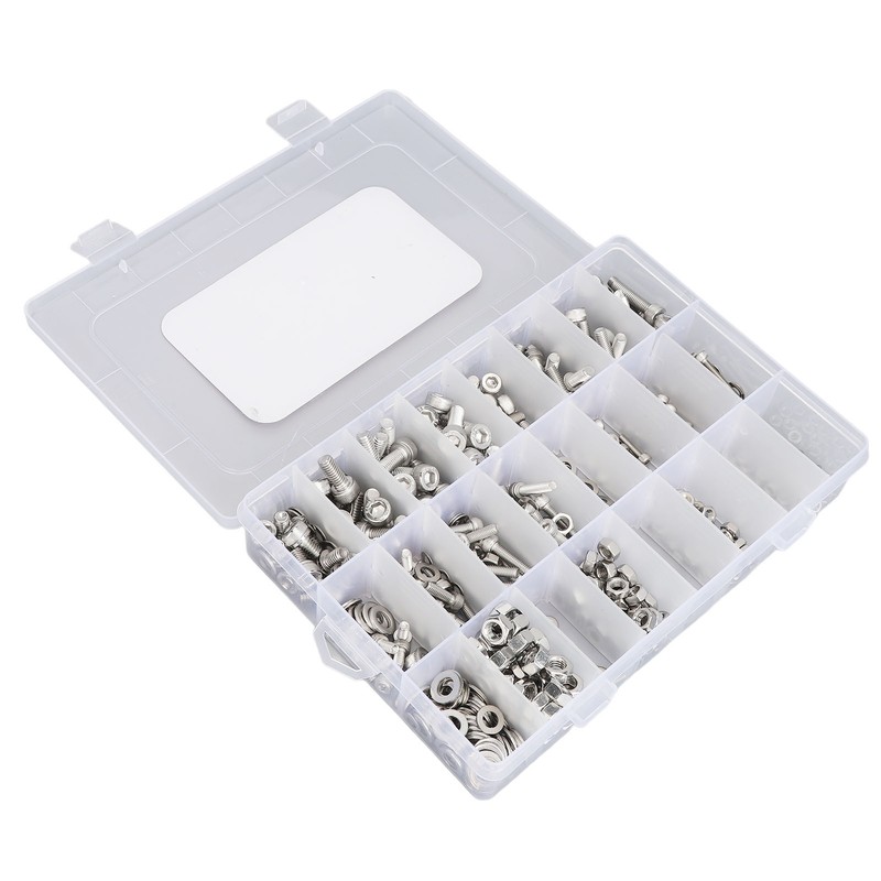 520Pcs Bolts Nuts Assortment Kit Metric M3 M4 M5 M6