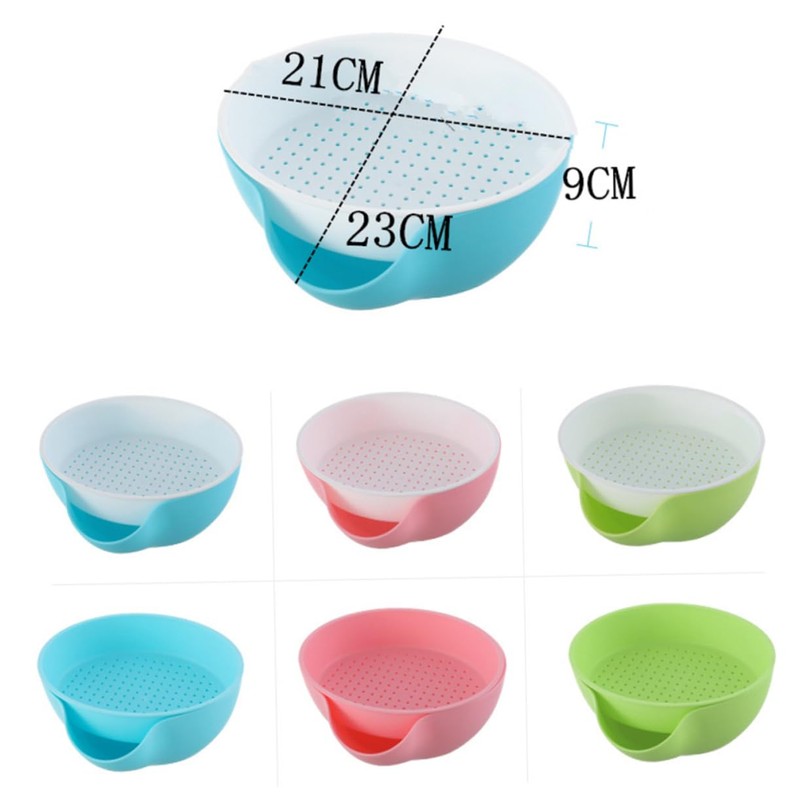 iplusmile Cleverly Designed Snack Bowl Nut Bowl Fruit Container for
