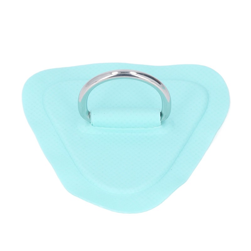 6Pcs PVC D Ring Patch Elastic Rope Set Stainless Steel