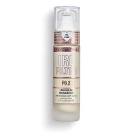 Makeup Revolution, IRL Filter Longwear Foundation, Medium to Full Coverage, F0.2, 23 ml
