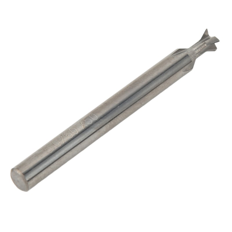 Dovetail End Mill Cutter High Hardness Alloy 5mm 4 Flutes
