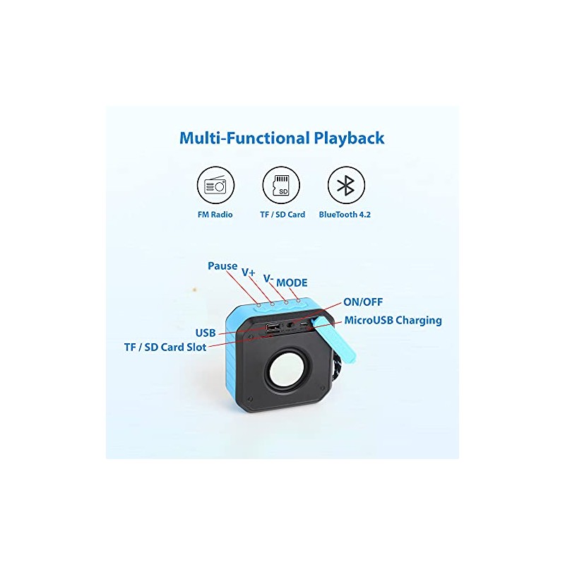 Tek Styz PRO Bluetooth 5.3 IPX7 Speaker Compatible with Oppo