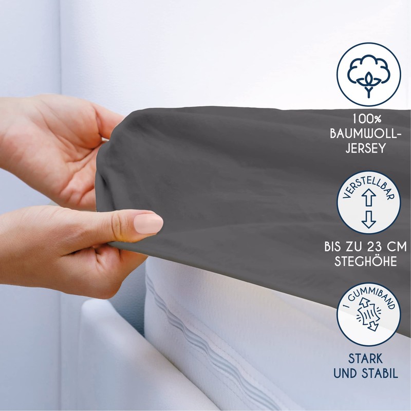 Dreamzie Elasticated Cotton Fitted Sheet