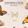 EMEGCY Gold Butterfly Brooches for Women Butterfly Rhinestone Brooch Pin