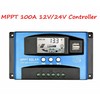 DIGISHUO 100A MPPT Solar Charge Controller with LCD Display Dual