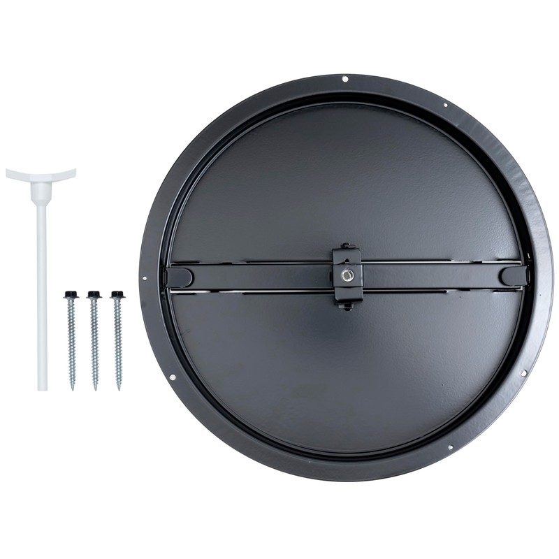 Fits 12 Inch Neck Air Duct | Steel Butterfly Damper