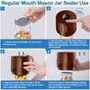 LOVE MOMENT Electric Mason Jar Vacuum Sealer Kit for Wide