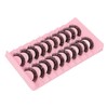 Pestañas Postizas, 10 Pares, Reutilizables, Suaves, 3D, Multicapa, Pestañas Postizas,