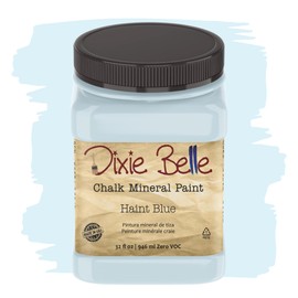 Dixie Belle Paint Company Chalk Finish Furniture Paint | Haint Blue (32oz) | Matte Pastel Blue Chic Chalk Mineral Paint | DIY Furniture Paint