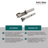 KOTARBAU® Milling Cutter & Drill Bit Set 20 mm Wood
