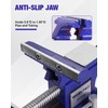 WORKPRO Bench Vise, 4-1/2" Vice for Workbench, Utility Combination Pipe