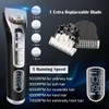 BFULL Professional Men's Rechargeable Cordless Hair Trimmer 2200mAh LED Display
